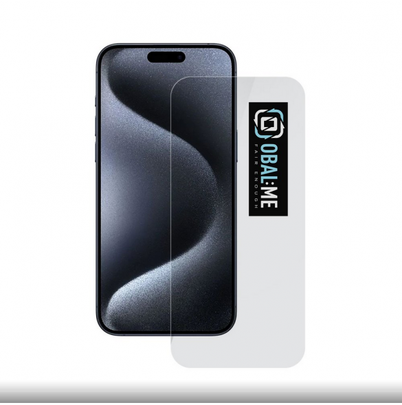 OBAL:ME Multipack 2.5D skärmskydd i glas för Apple iPhone 15 Pro Clear (10st)