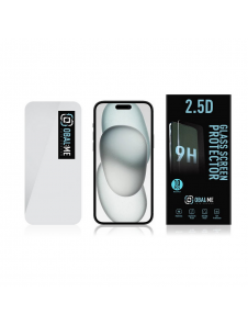 OBAL:ME Multipack 2.5D glasskärmskydd för Apple iPhone 15 Clear (10st)