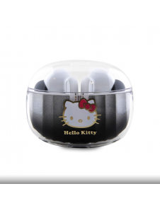 Hello Kitty True Wireless Kitty Head Logo Stereo hörlurar Svart