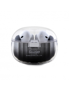 Hello Kitty True Wireless Kitty Head Logo Stereo hörlurar Svart