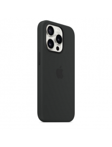 MT1A3ZM/A Apple Silikon Magsafe Skal till iPhone 15 Pro Svart