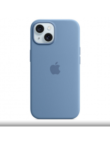 MT0Y3ZM/A Apple Silikon Magsafe Skal till iPhone 15 Winter Blue