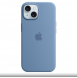 MT0Y3ZM/A Apple Silikon Magsafe Skal till iPhone 15 Winter Blue