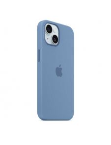 MT0Y3ZM/A Apple Silikon Magsafe Skal till iPhone 15 Winter Blue