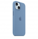 MT0Y3ZM/A Apple Silikon Magsafe Skal till iPhone 15 Winter Blue