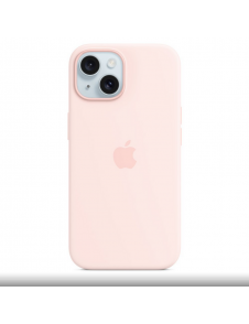 MT0U3ZM/A Apple Silikon Magsafe Skal till iPhone 15 ljusrosa