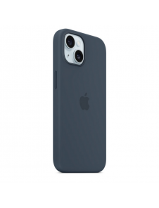 MT0N3ZM/A Apple Silikon Magsafe Skal till iPhone 15 Storm Blue