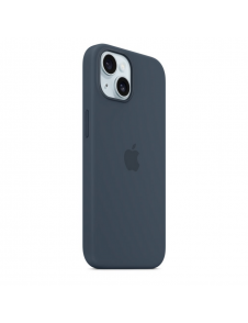 MT0N3ZM/A Apple Silikon Magsafe Skal till iPhone 15 Storm Blue