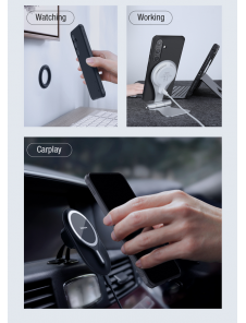 Nillkin Super Frosted PRO magnetiskt bakskal till Samsung Galaxy S24 Svart