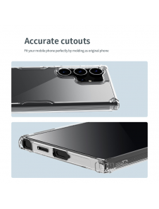 Nillkin Nature TPU PRO skal till Samsung Galaxy S24 Ultra Transparent