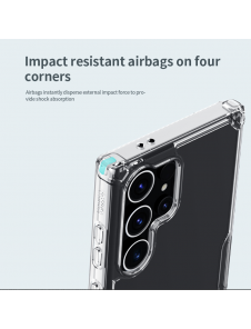 Nillkin Nature TPU PRO skal till Samsung Galaxy S24 Ultra Transparent
