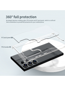 Nillkin Nature TPU PRO skal till Samsung Galaxy S24 Ultra Transparent