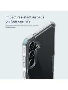 Nillkin Nature TPU PRO skal till Samsung Galaxy S24 Transparent