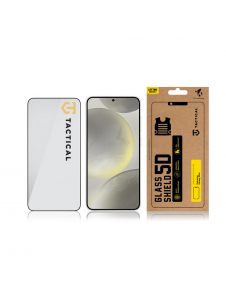 Tactical Glass Shield 5D för Samsung Galaxy S24+, Galaxy S25+ Svart