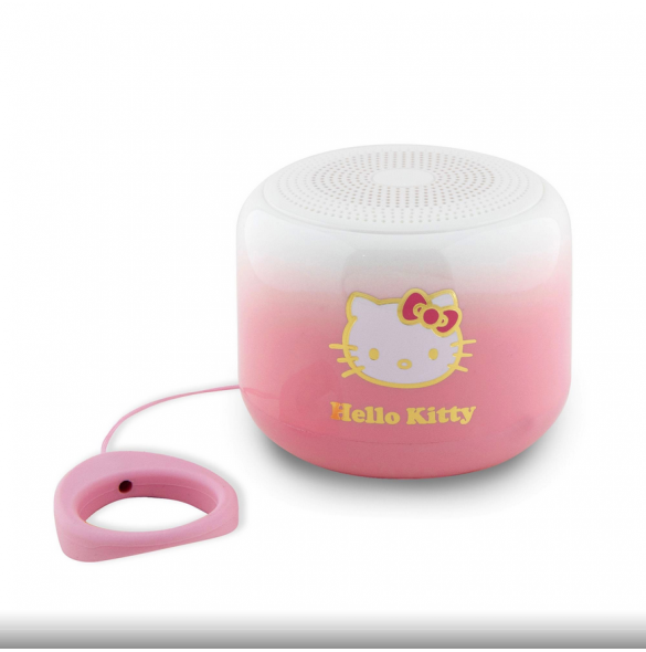 Hello Kitty Mini Bluetooth-högtalare Kitty Head Logotyp Rosa