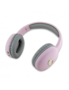 Hello Kitty Bicolor Kitty Metallhuvud Logotyp Bluetooth stereohörlurar Rosa