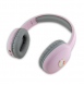 Hello Kitty Bicolor Kitty Metallhuvud Logotyp Bluetooth stereohörlurar Rosa