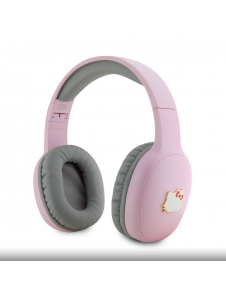 Hello Kitty Bicolor Kitty Metallhuvud Logotyp Bluetooth stereohörlurar Rosa