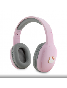 Hello Kitty Bicolor Kitty Metallhuvud Logotyp Bluetooth stereohörlurar Rosa
