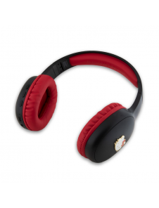 Hello Kitty Bicolor Kitty Metallhuvud Logotyp Bluetooth stereohörlurar Svart
