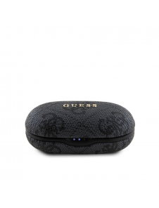 Guess True Wireless 4G PU Metal Logo BT5.3 Stereo hörlurar Svart