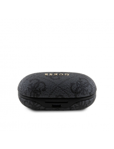 Guess True Wireless 4G PU Metal Logo BT5.3 Stereo hörlurar Svart