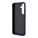 Karl Lagerfeld Saffiano Grip Stativ Metall Logotyp Bakskal till Samsung Galaxy S24 Svart