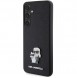 Karl Lagerfeld PU Saffiano Metal Karl och Choupette Bakskal till Samsung Galaxy S24+ Svart
