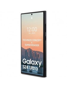 Karl Lagerfeld PU Saffiano Metall Karl och Choupette Bakskal till Samsung Galaxy S24 Ultra Black