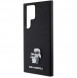 Karl Lagerfeld PU Saffiano Metall Karl och Choupette Bakskal till Samsung Galaxy S24 Ultra Black
