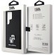 Karl Lagerfeld PU Saffiano Metall Karl och Choupette Bakskal till Samsung Galaxy S24 Ultra Black