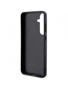 Karl Lagerfeld PU Saffiano Metall Karl och Choupette Bakskal till Samsung Galaxy S24 Svart