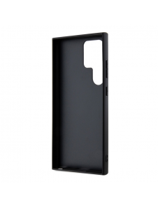 Guess PU Grip Stand 4G Strass Triangle Metal Logo Bakre skal till Samsung Galaxy S24 Ultra Brown
