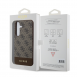 Guess PU 4G Stripe Bakskal till Samsung Galaxy S24+ Brun