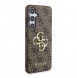 Guess PU 4G metalllogotyp bakskal till Samsung Galaxy S24+ Brun