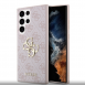 Guess PU 4G metalllogotyp bakskal till Samsung Galaxy S24 Ultra Pink