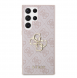 Guess PU 4G metalllogotyp bakskal till Samsung Galaxy S24 Ultra Pink