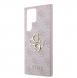 Guess PU 4G metalllogotyp bakskal till Samsung Galaxy S24 Ultra Pink