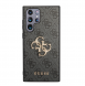 Guess PU 4G metalllogotyp bakskal till Samsung Galaxy S24 Ultra Grey