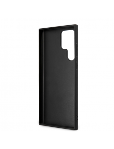 Guess PU 4G metalllogotyp bakskal till Samsung Galaxy S24 Ultra Grey