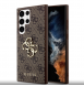 Guess PU 4G metalllogotyp bakskal till Samsung Galaxy S24 Ultra Brown