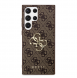 Guess PU 4G metalllogotyp bakskal till Samsung Galaxy S24 Ultra Brown