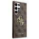 Guess PU 4G metalllogotyp bakskal till Samsung Galaxy S24 Ultra Brown