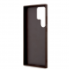 Guess PU 4G metalllogotyp bakskal till Samsung Galaxy S24 Ultra Brown