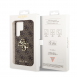 Guess PU 4G metalllogotyp bakskal till Samsung Galaxy S24 Ultra Brown