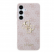 Guess PU 4G metalllogotyp bakskal till Samsung Galaxy S24 Rosa