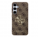 Guess PU 4G metalllogotyp bakskal till Samsung Galaxy S24 Brown