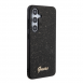 Guess PC/TPU Glitter Flakes Metalllogotyp Bakskal till Samsung Galaxy S24+ Svart