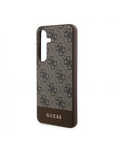 Guess 4G Stripe bakskal till Samsung Galaxy S24 Brown