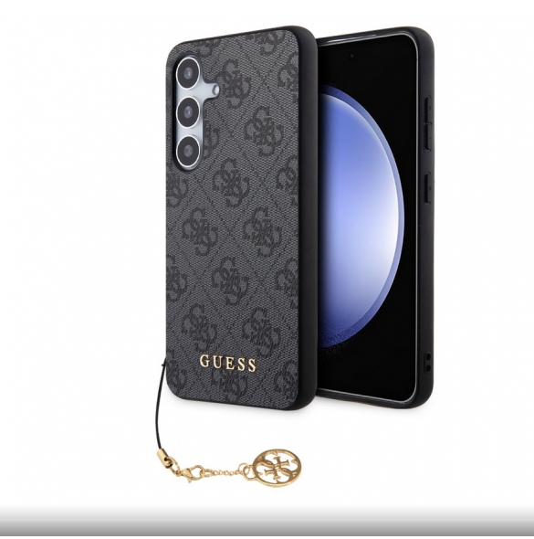 Guess 4G Charms Bakskal till Samsung Galaxy S24+ Grå
